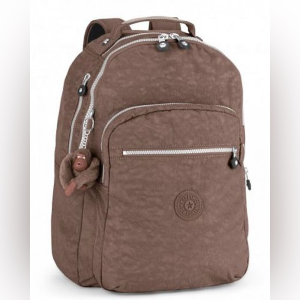Kipling Brown Backpack Without Keychain - image 1